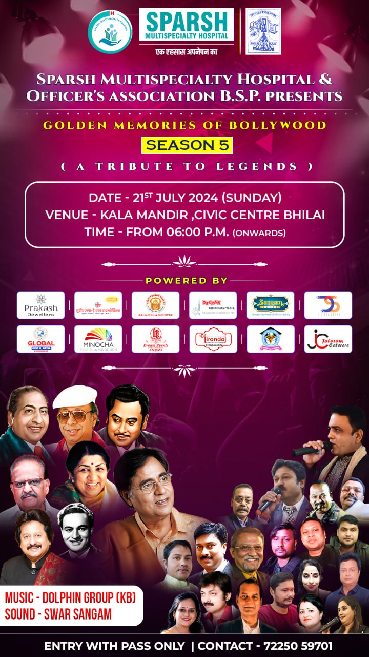 Be ready for 1st live musical bonanza of bhilai for the year 2024